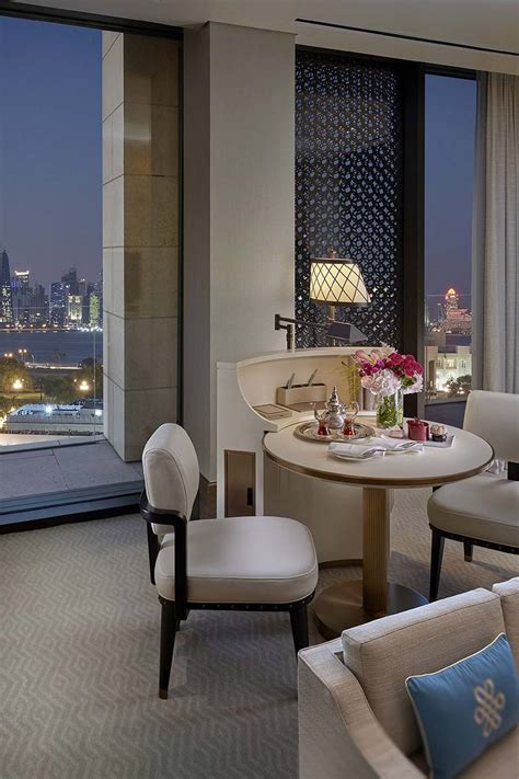 Luxury hotel interior with integrated front of house AV